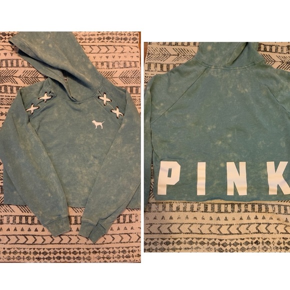 Victoria Secret PINK Cropped Hoodie - Picture 1 of 3